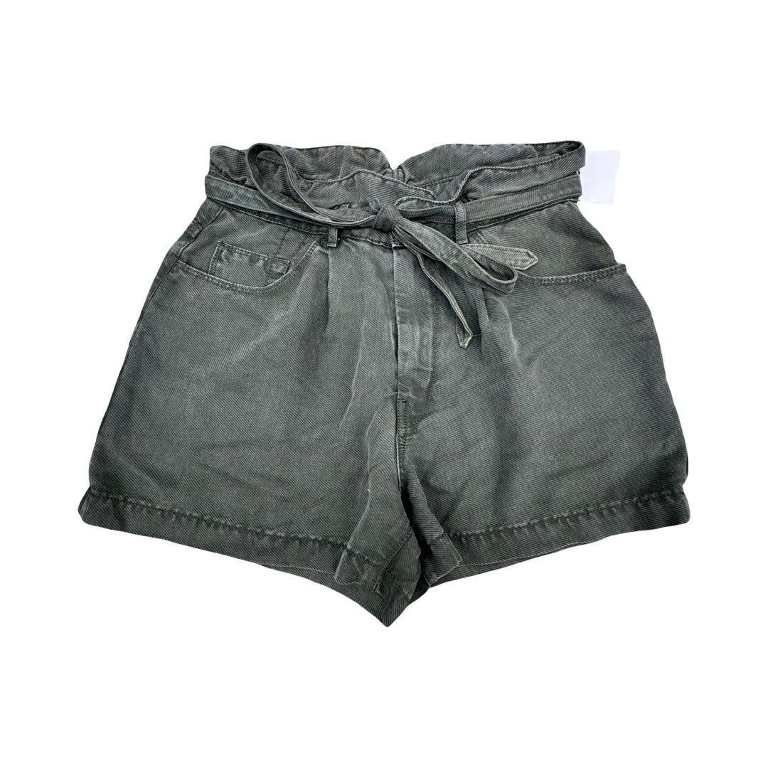 Shorts By 7 For All Mankind In Green, Size:0