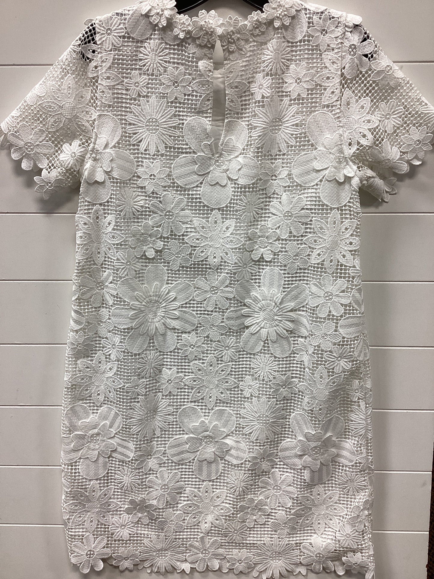 Dress Designer By Kate Spade In White, Size:8