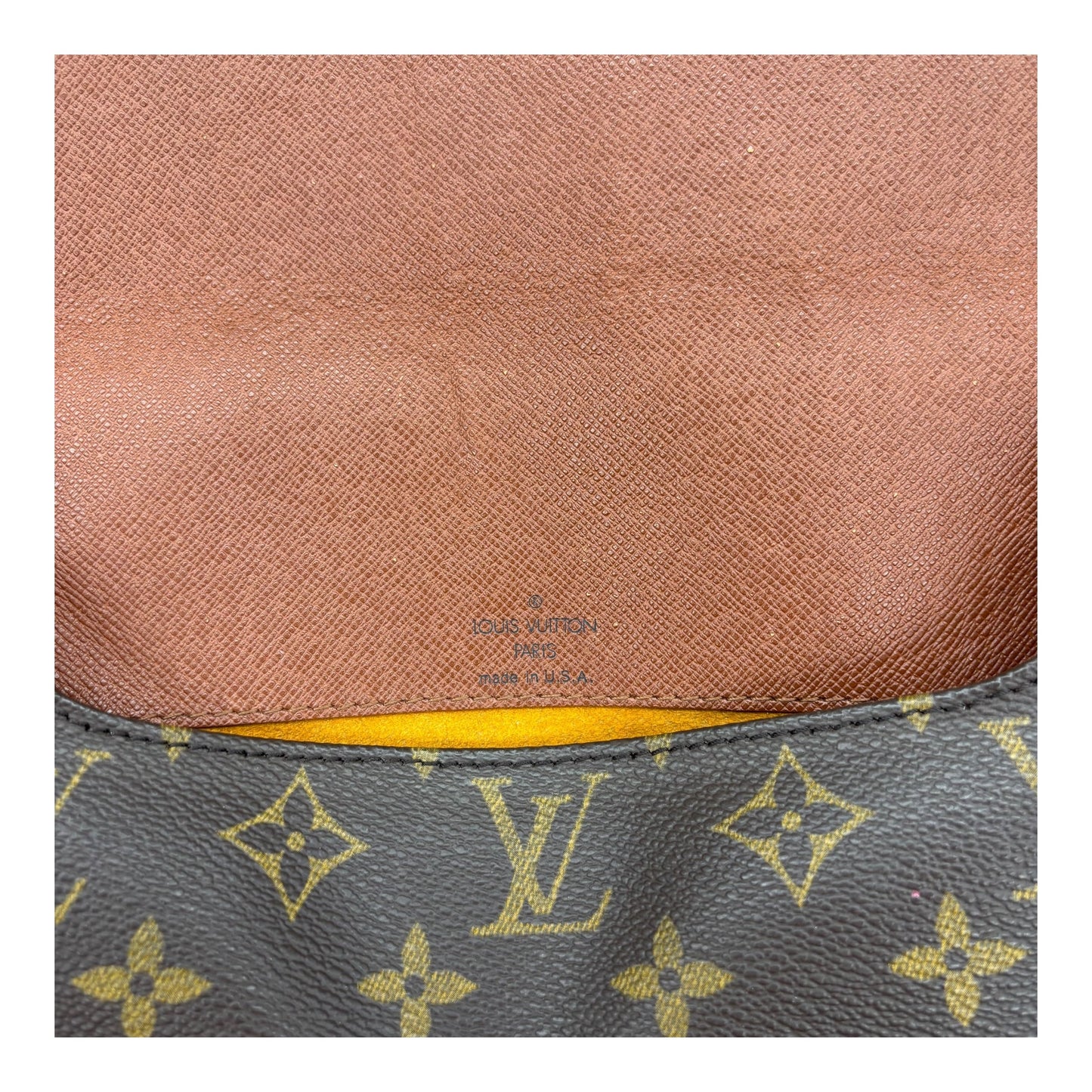 Handbag Luxury Designer By Louis Vuitton In Brown, Size:Medium