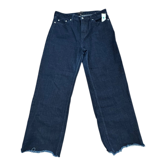Jeans Straight By Banana Republic In Blue Denim, Size:14