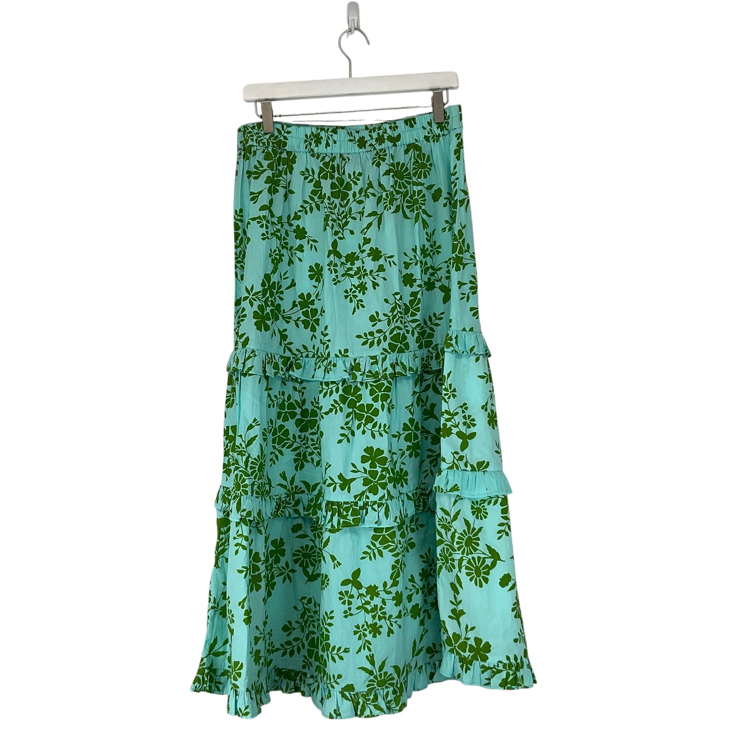 Dress Set 2pc By Cmb In Blue & Green, Size: L