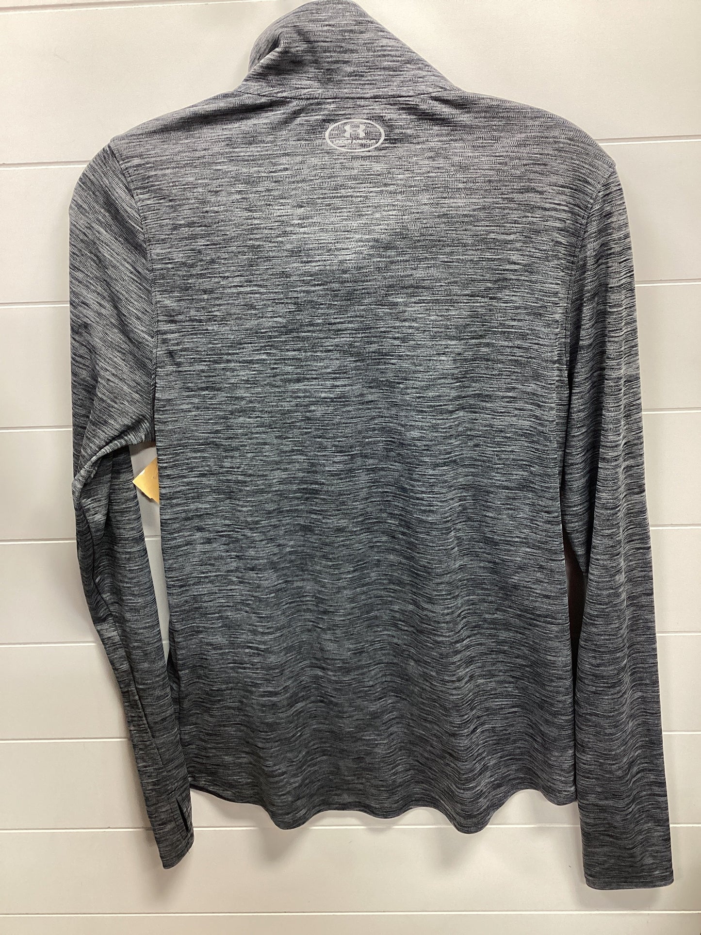 Athletic Top Ls Collar By Under Armour In Grey, Size:M