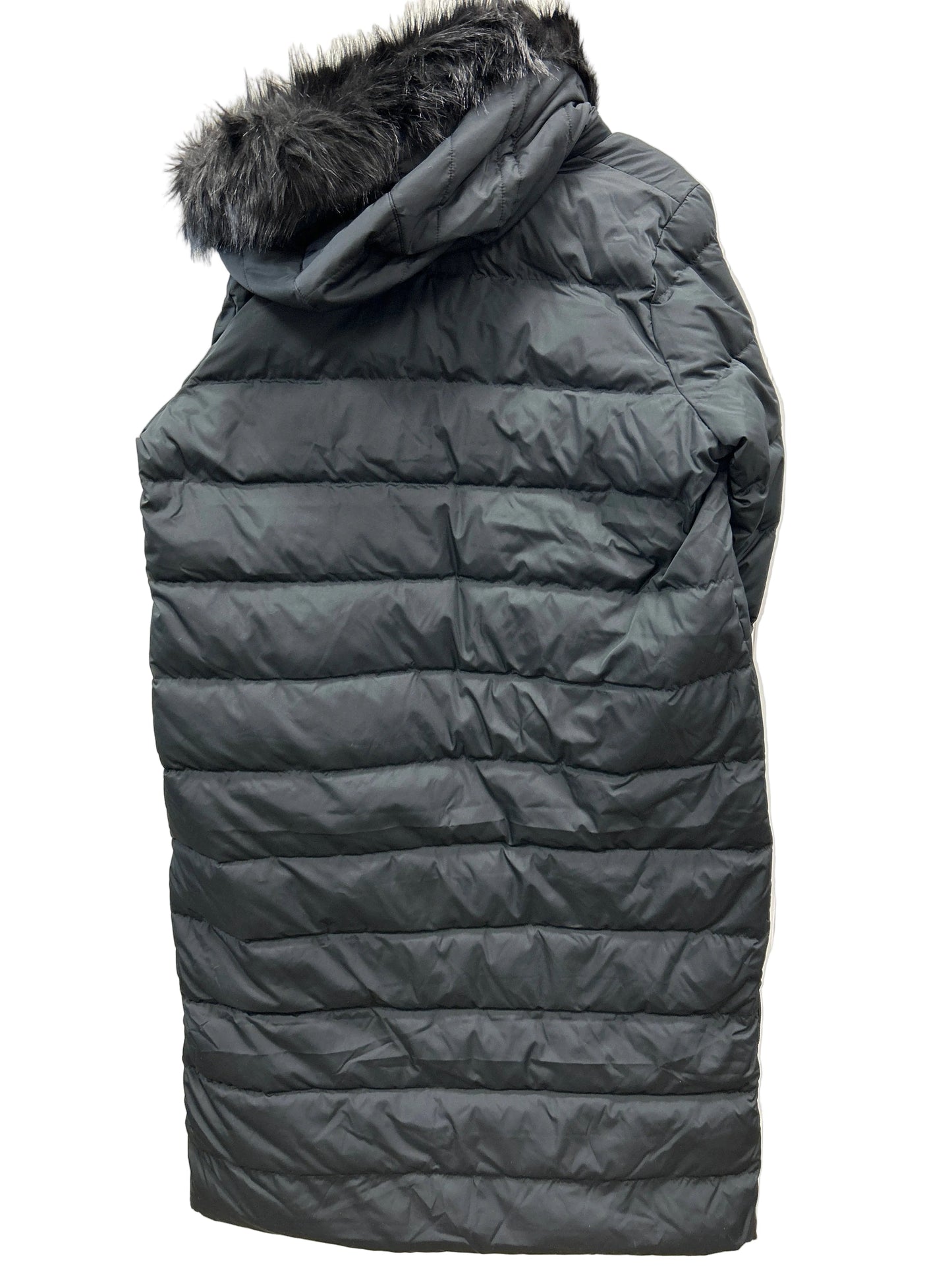 Coat Trench Coat By Lands End In Black, Size:1X