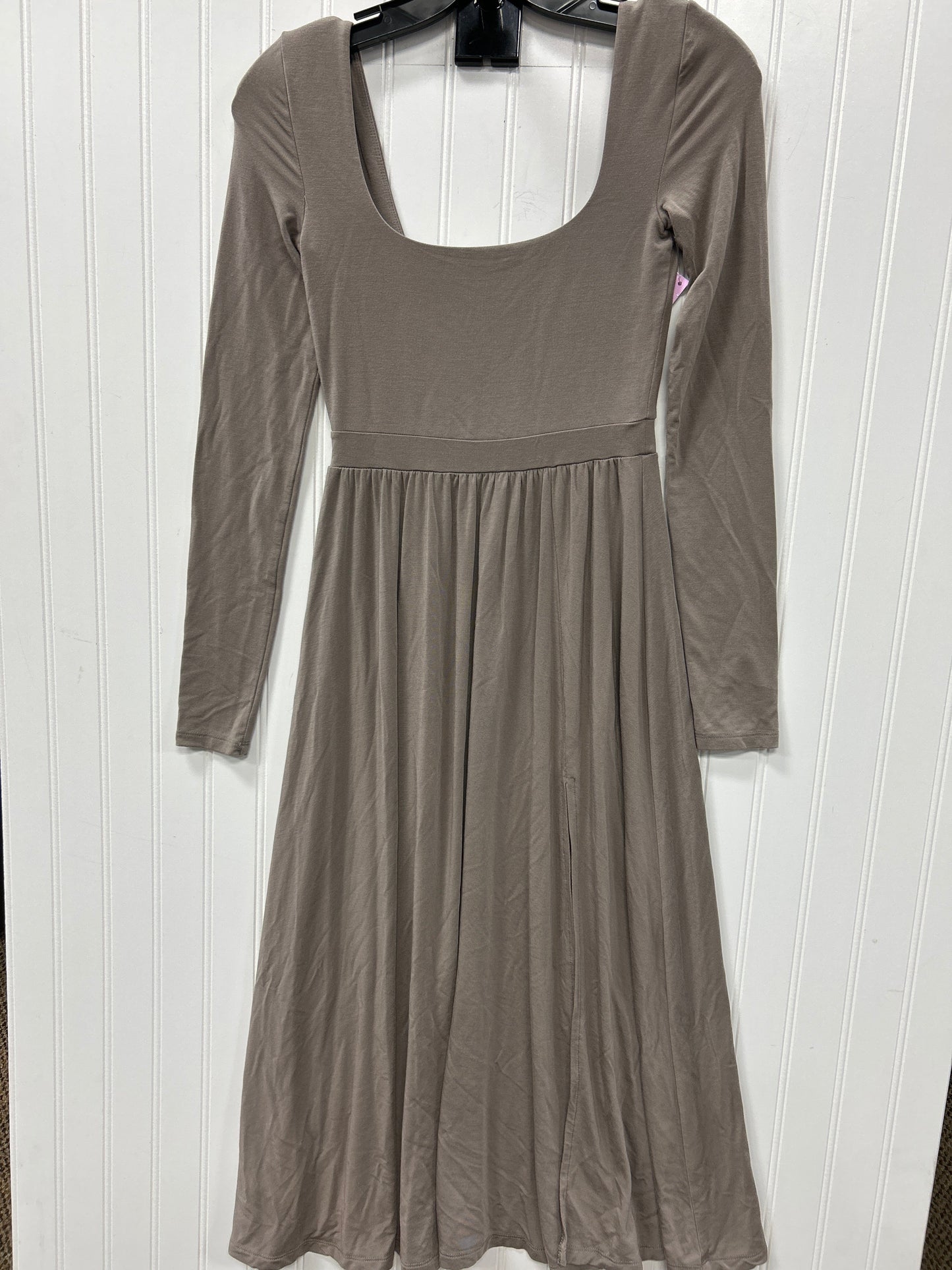 Dress Casual Midi By Wilfred In Taupe, Size:Xs