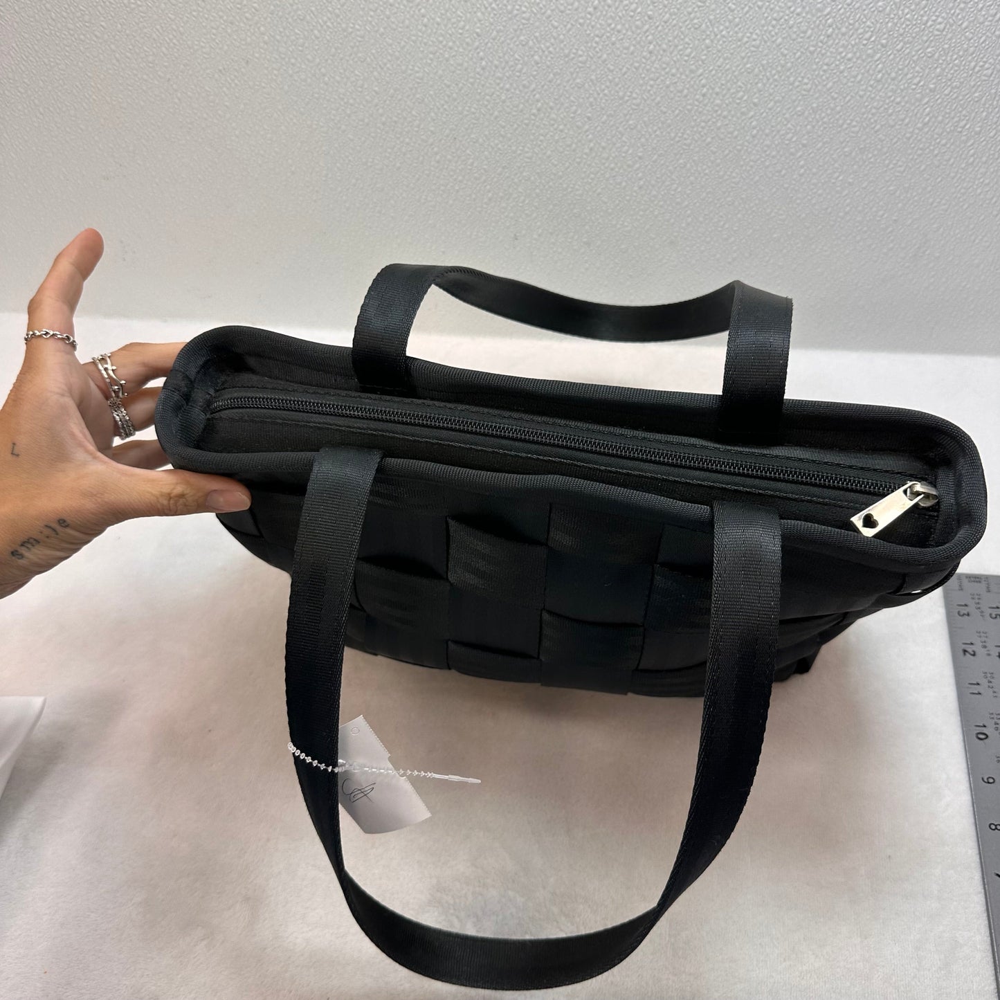 Seatbelt Handbag By Harveys, Size: Medium