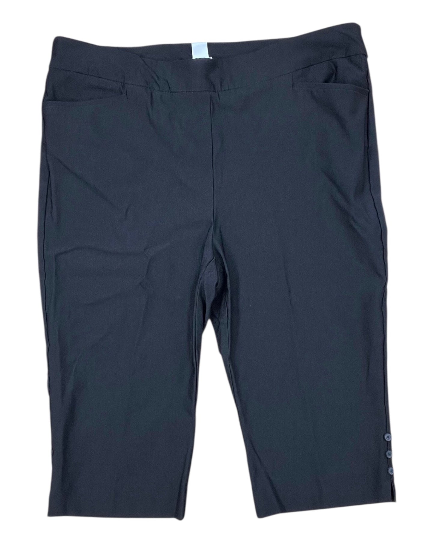 Pants Cropped By Chicos In Black, Size:16