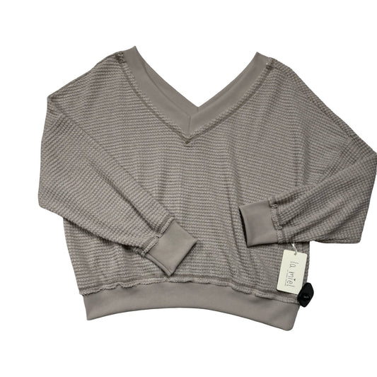 Top Ls By La Miel In Taupe, Size:M