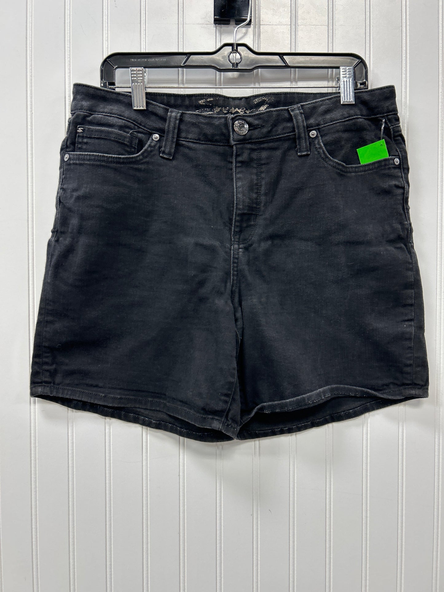 Shorts By Seven 7 In Black Denim, Size:12