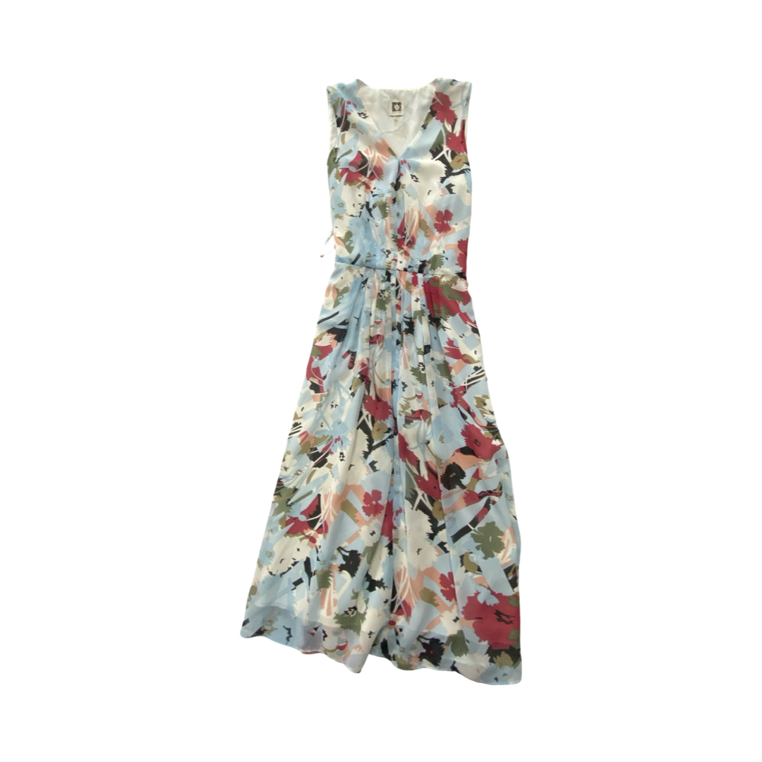 Dress Casual Maxi By Anne Klein In Multi, Size:8