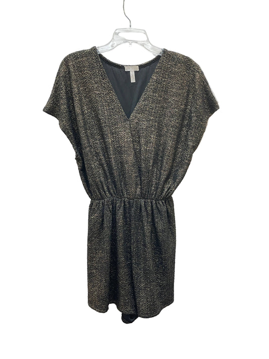 Romper By Leith In Black & Gold, Size:L