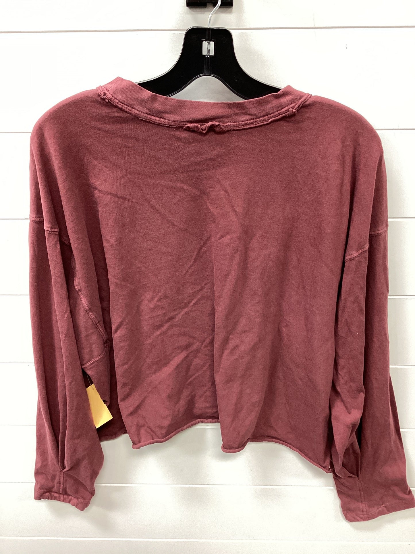 Top Ls By Free People In Maroon, Size:Xs
