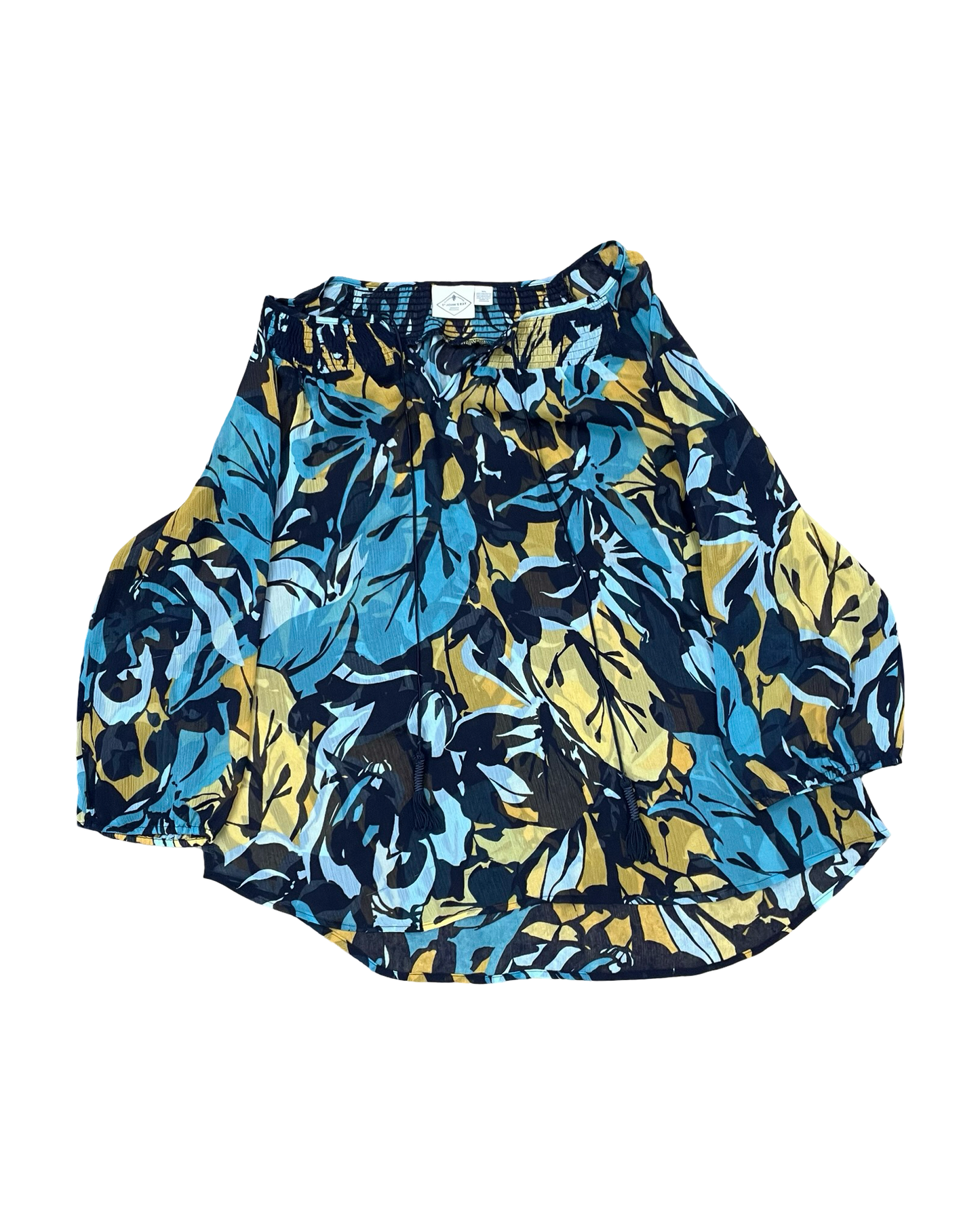 Top Ls By St Johns Bay In Blue & Yellow, Size:Xl
