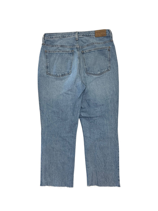 Jeans Cropped By Madewell In Blue Denim, Size:8