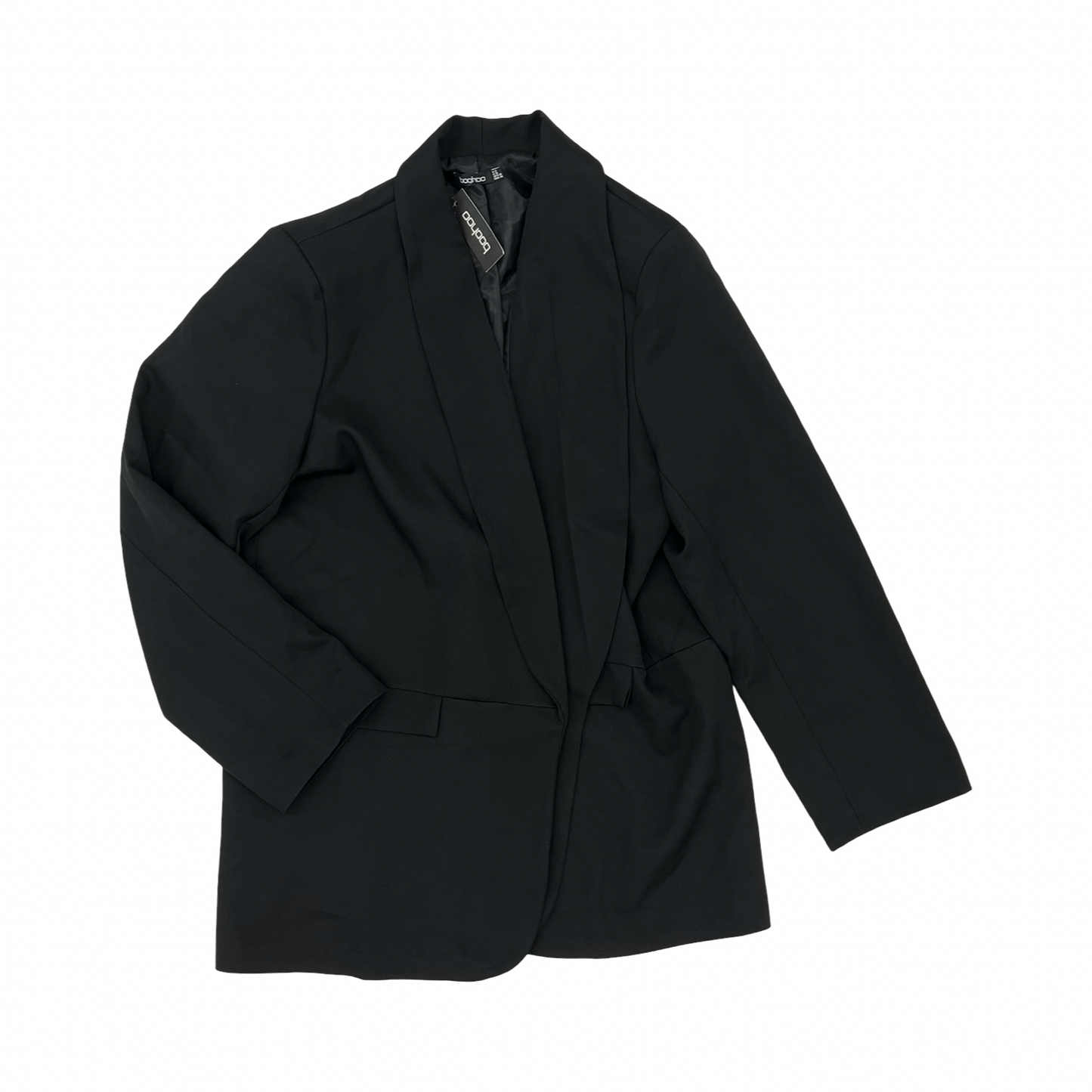 Blazer By Boohoo Boutique In Black, Size:2X