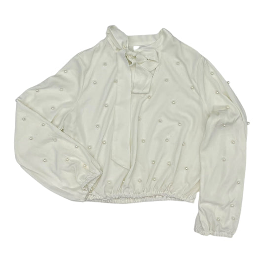 Blouse Ls By Life In Cream, Size:Xl