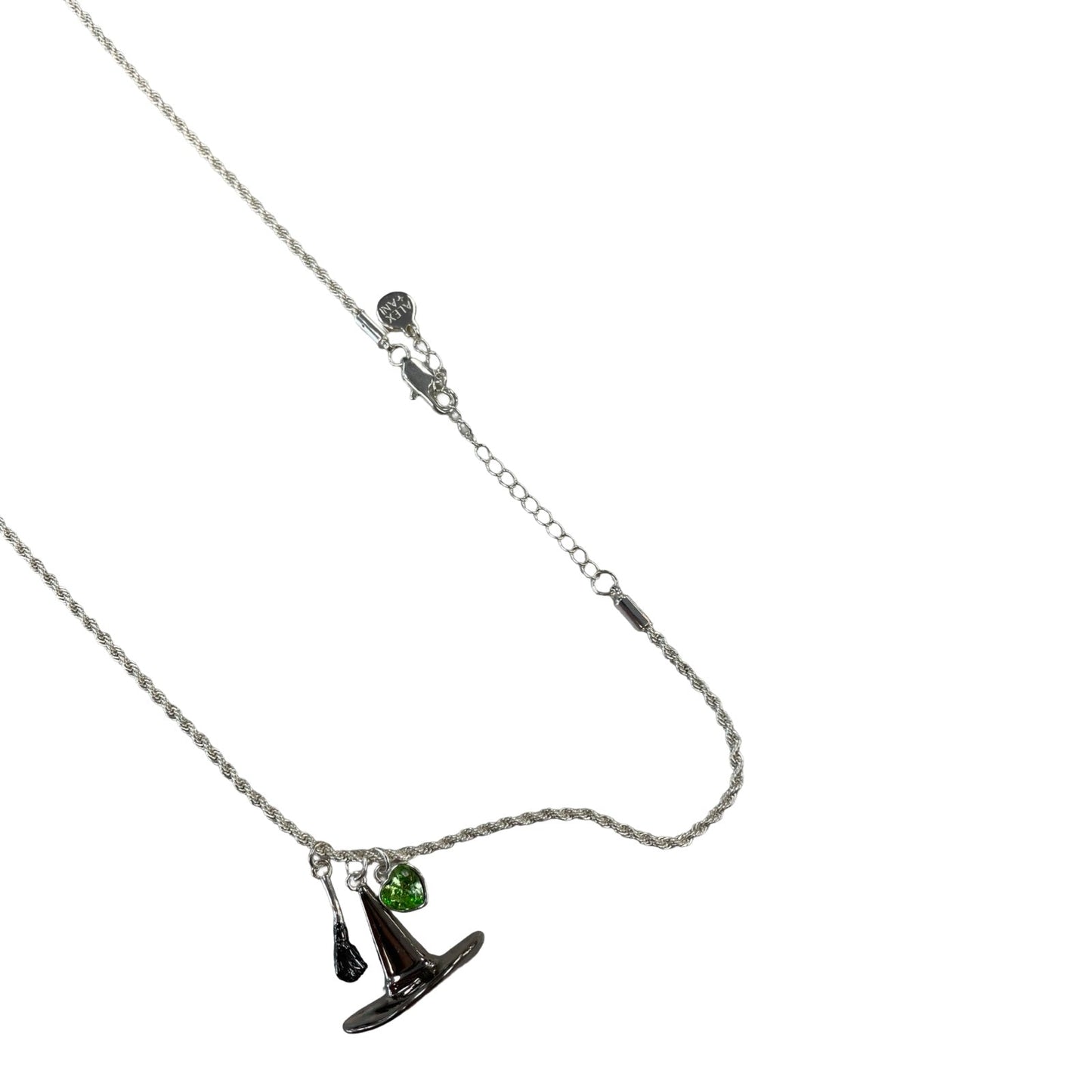 Necklace Other By Alex And Ani In Green & Silver, Size:03 Piece Set