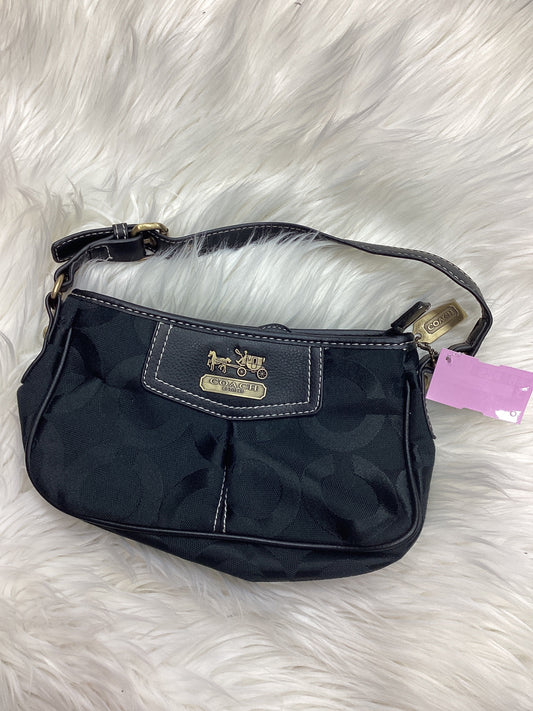 Handbag Designer By Coach In Black, Size:Medium