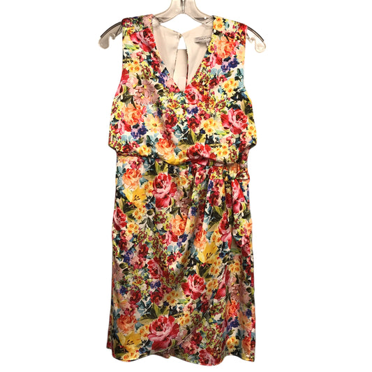 Dress Work By Julia Jordan In Floral Print, Size:Xs