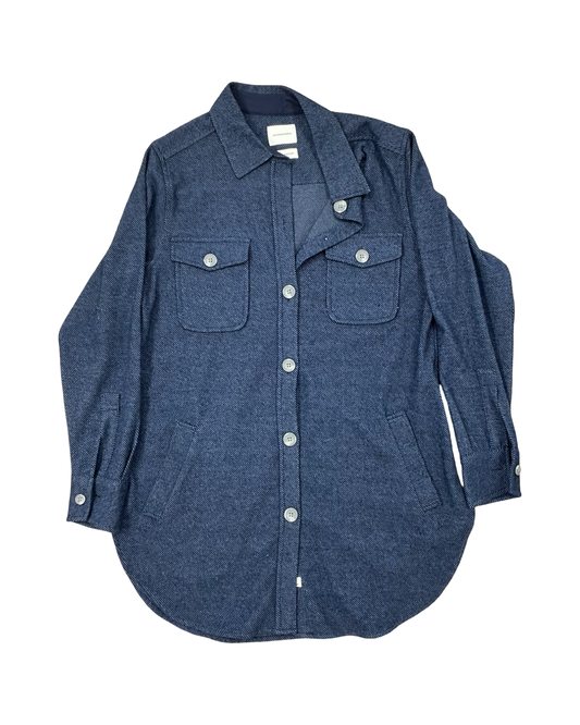 Jacket Denim By Clothes Mentor In Blue, Size:S