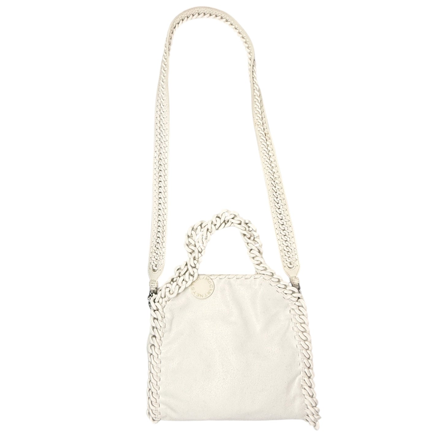Falabella Candy Mini Shaggy Deer Vegan Leather Tote Luxury Designer By Stella Mccartney, Size: Medium