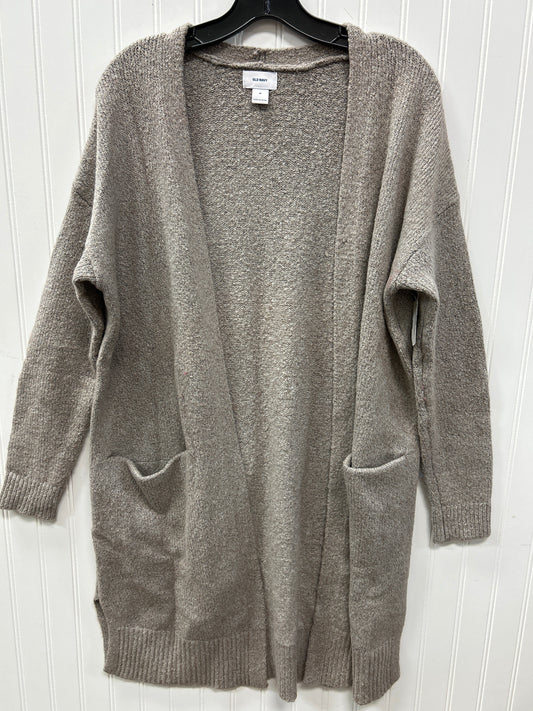 Sweater Cardigan By Old Navy In Taupe, Size:M