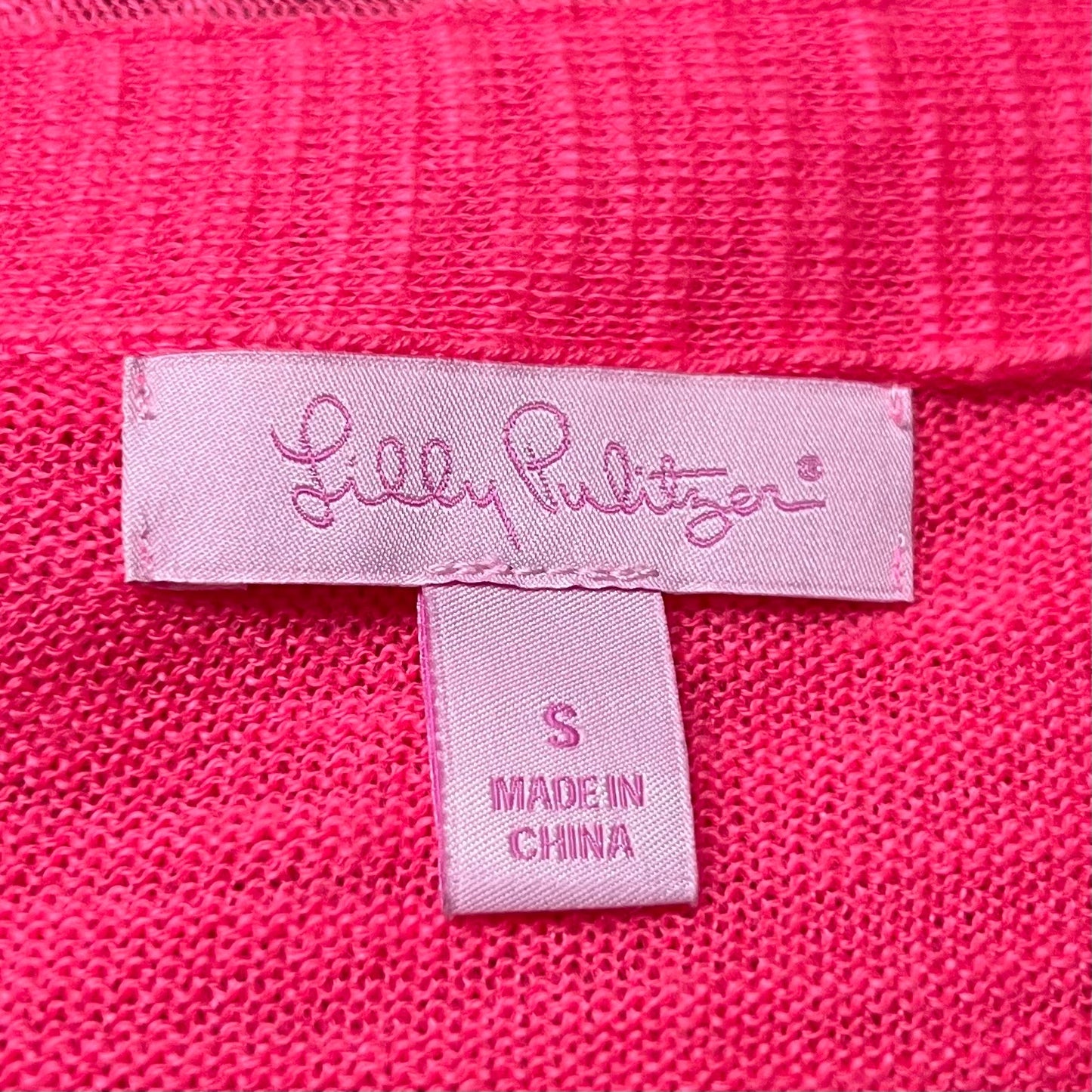 Cardigan Designer By Lilly Pulitzer In Pink, Size: S