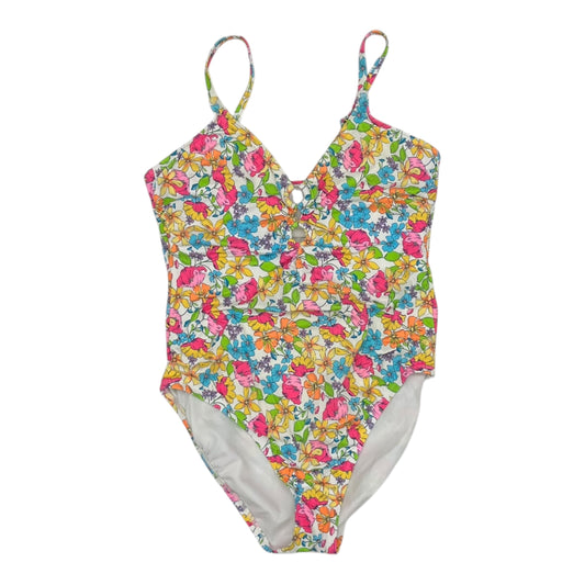 Swimsuit By Time And Tru In Floral Print, Size:L