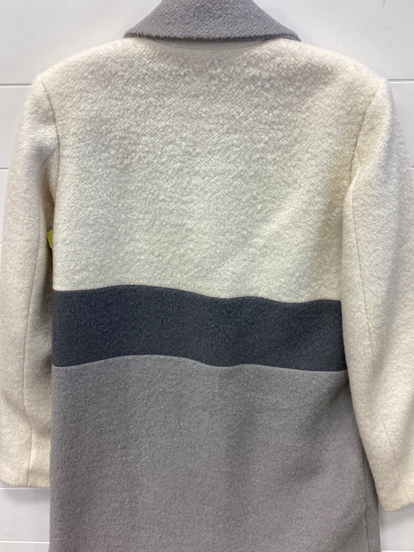 Coat Peacoat By Laundry In Grey & White, Size:S