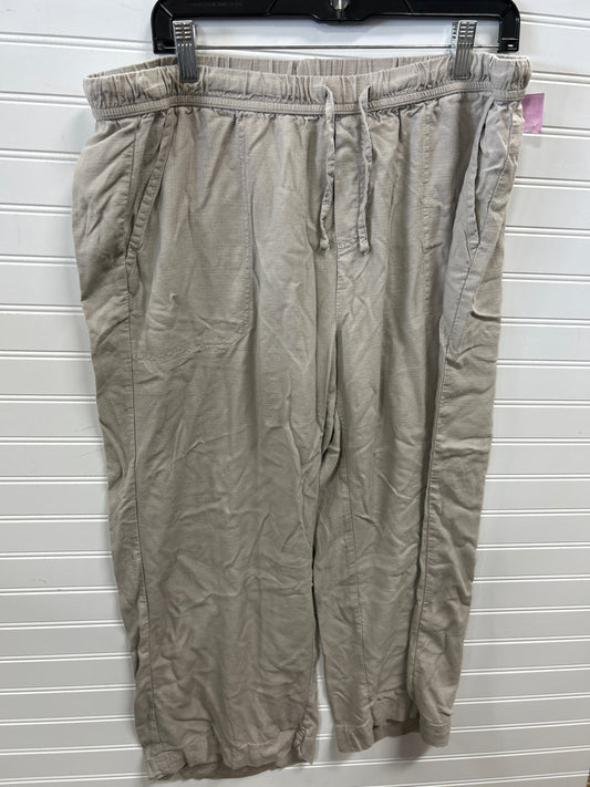 Pants Linen By Splendid In Tan, Size:Xl