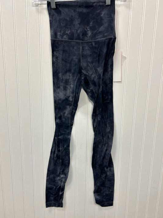 Athletic Leggings By Lululemon In Grey, Size:2