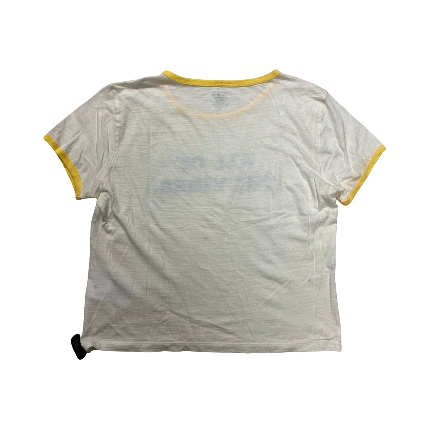 Top Ss Basic By J. Crew In Yellow, Size:S