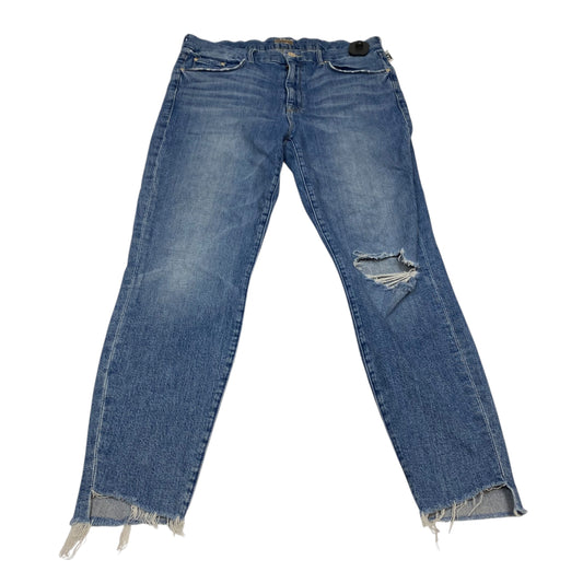 Jeans Designer By Mother In Blue Denim, Size:16