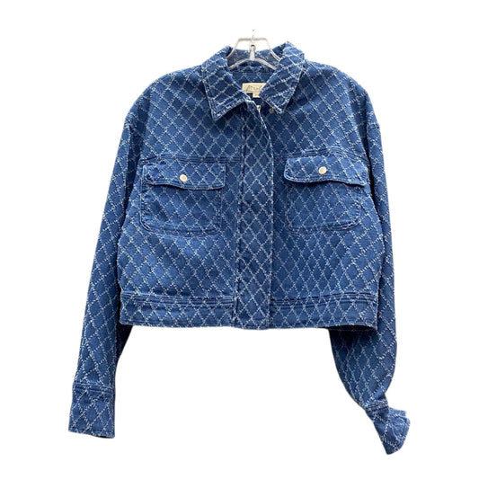 Jacket Denim By Marled In Blue, Size:M