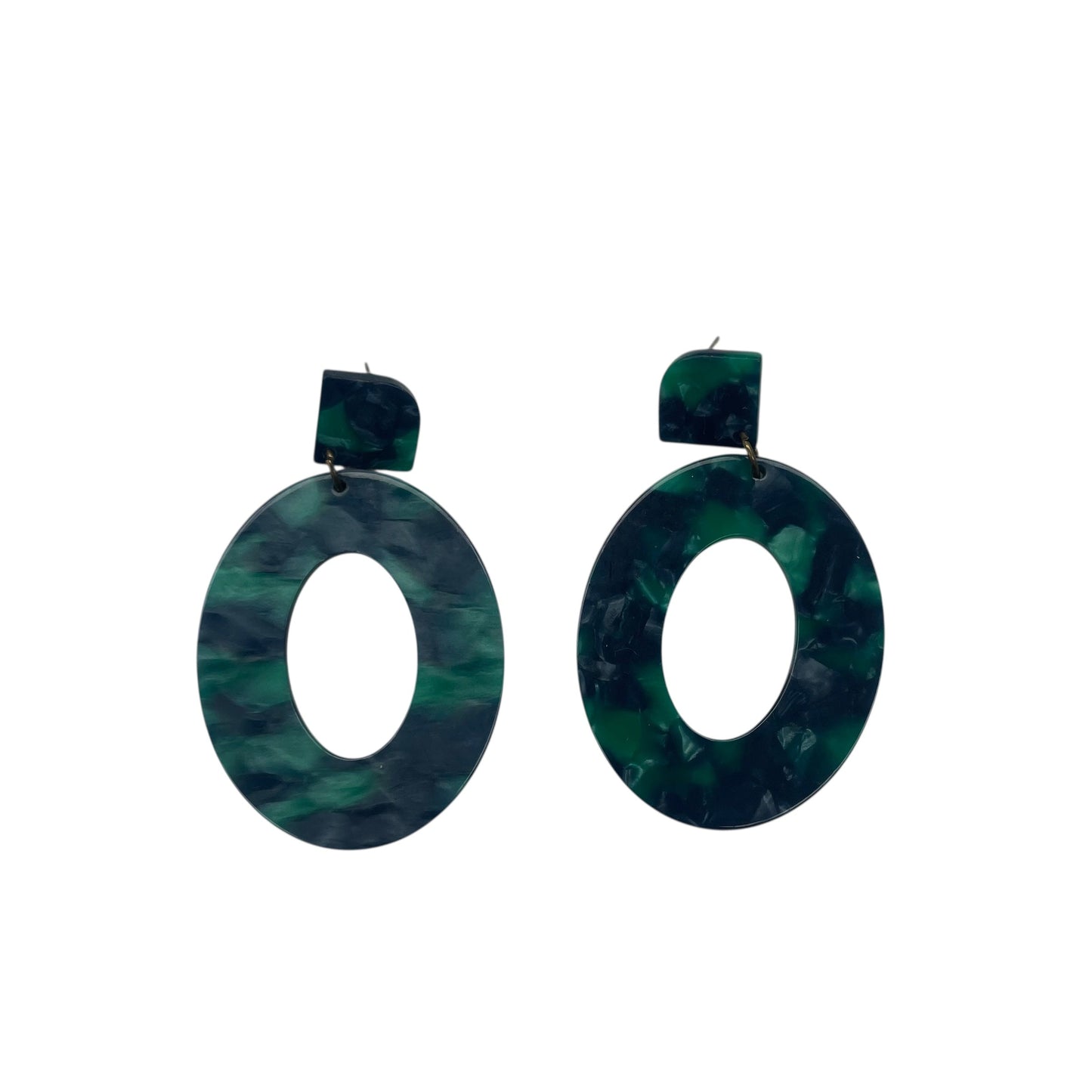 Earrings Dangle/Drop By Clothes Mentor In Blue & Green