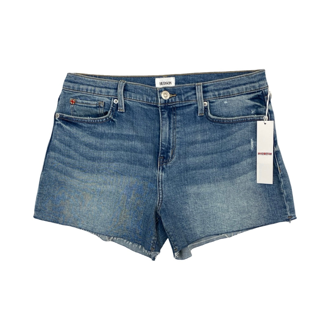 Shorts By Hudson In Blue Denim, Size:14