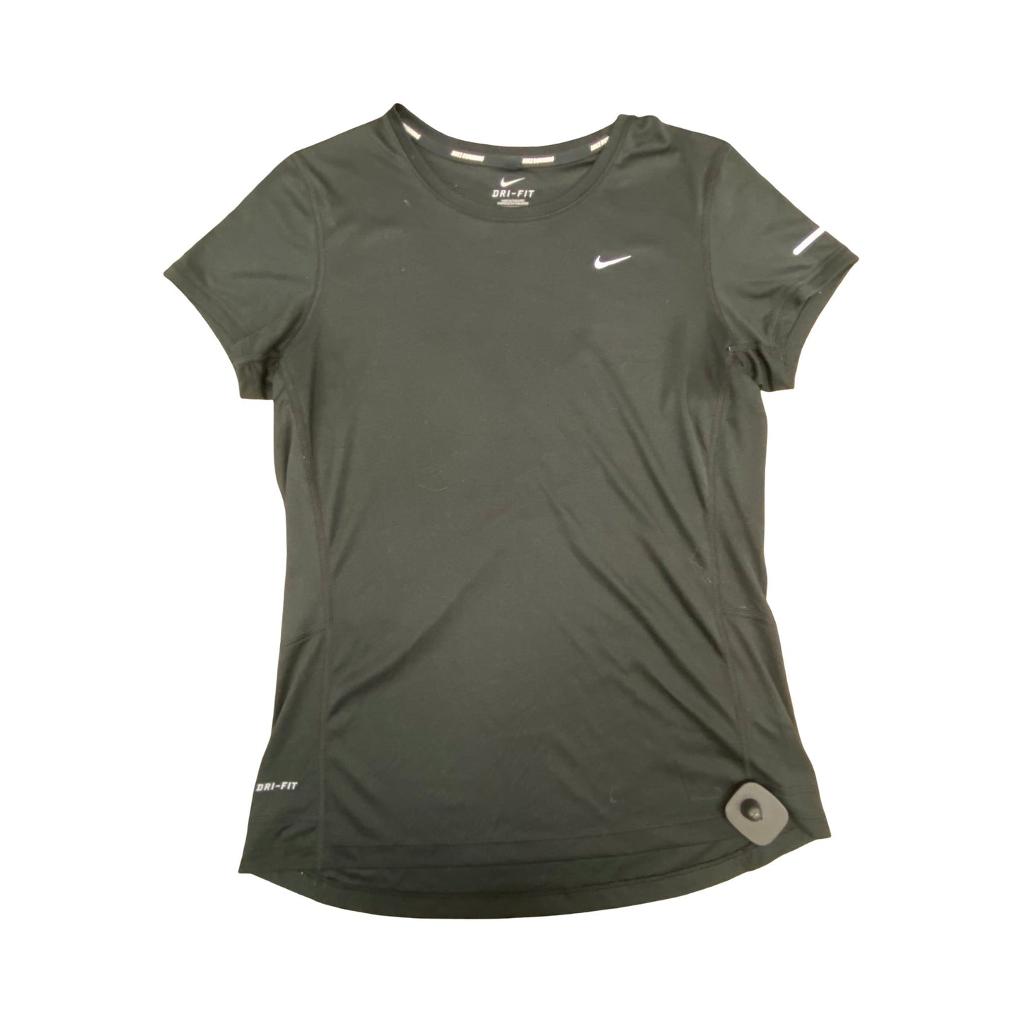 Athletic Top Ss By Nike In Black, Size:M