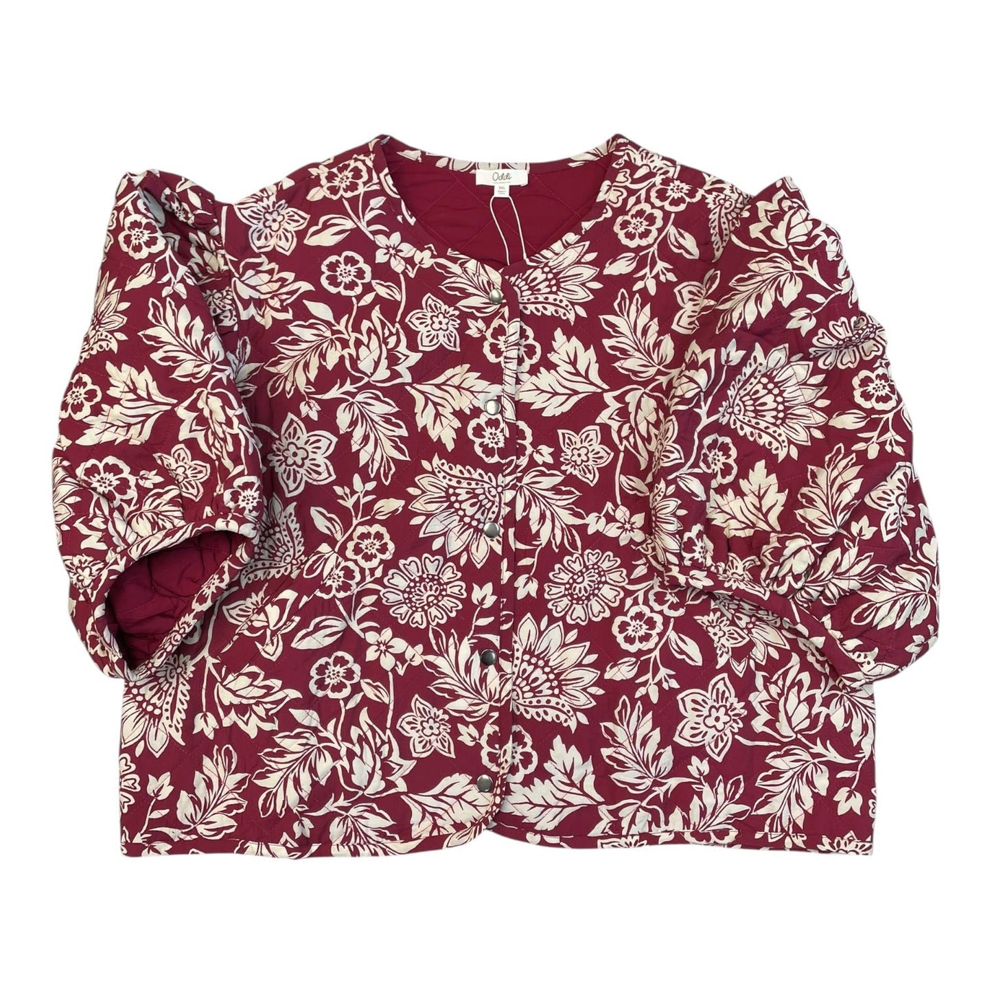 Blazer By Oddi In Pink & White, Size:3X