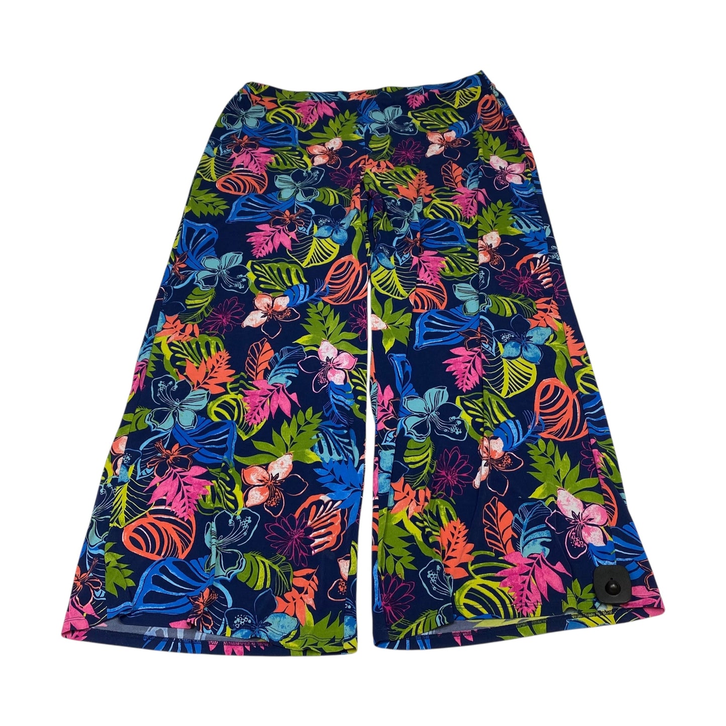 Pants Wide Leg By Cato In Navy, Size:1X