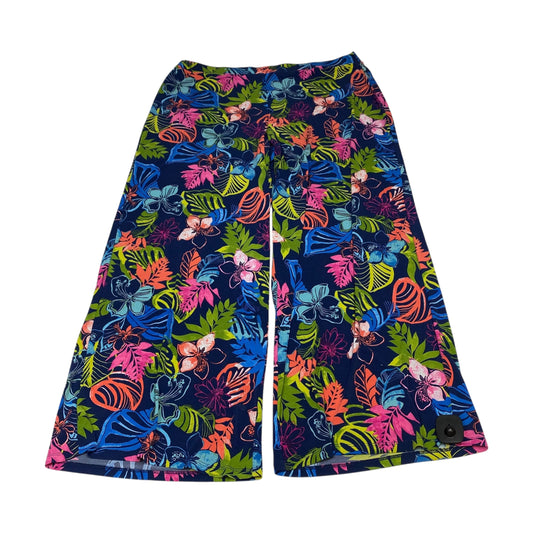 Pants Wide Leg By Cato In Navy, Size:1X