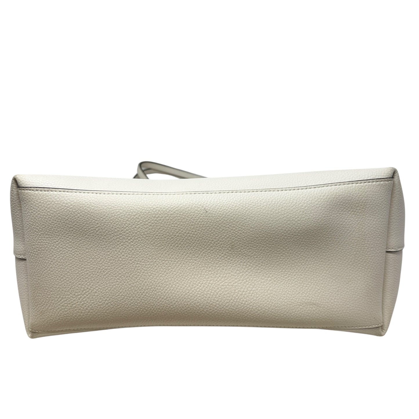 Leather Town Tote Designer By Coach, Size: Large