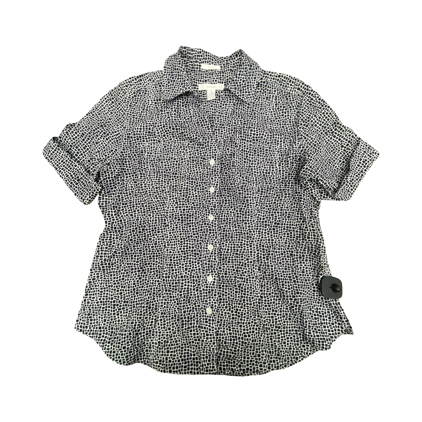 Top Ss By Chicos In Black & White, Size:M
