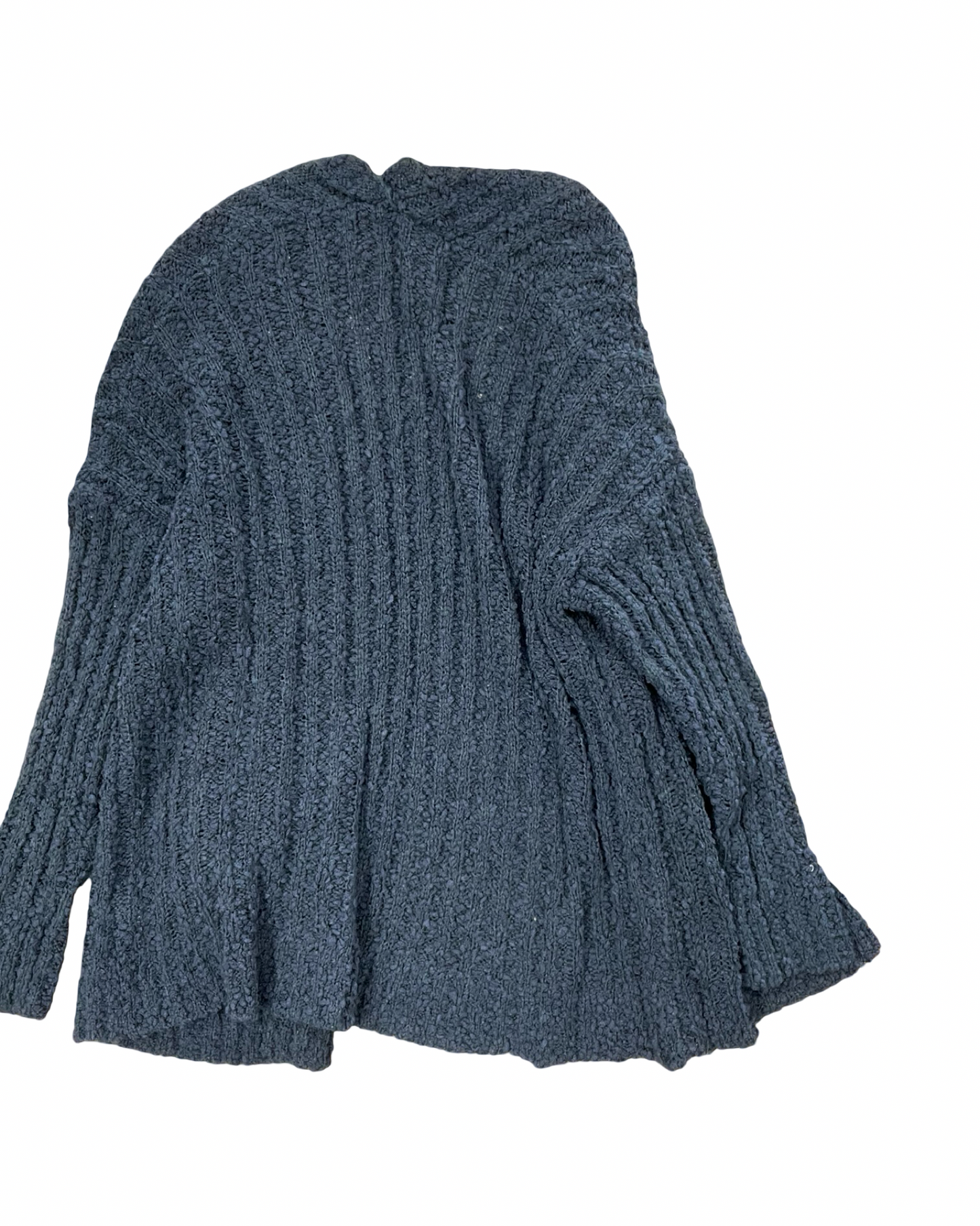 Sweater Cardigan By Clothes Mentor In Navy, Size:M
