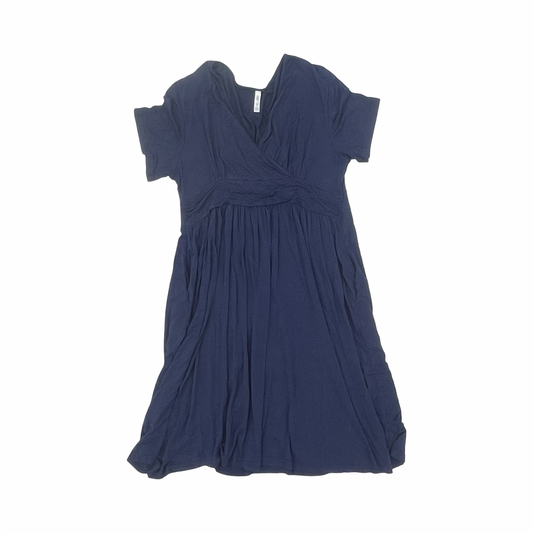 Dress Casual Short By Cmf In Navy, Size:2X