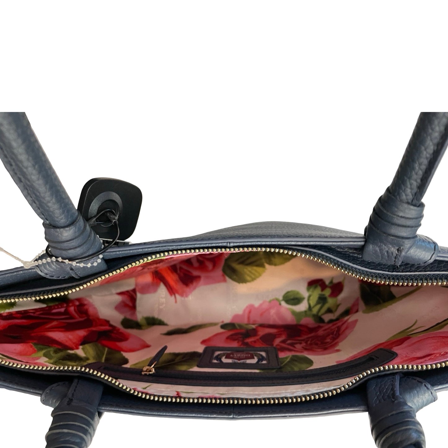 Handbag Leather By Cmc In Navy, Size:Large