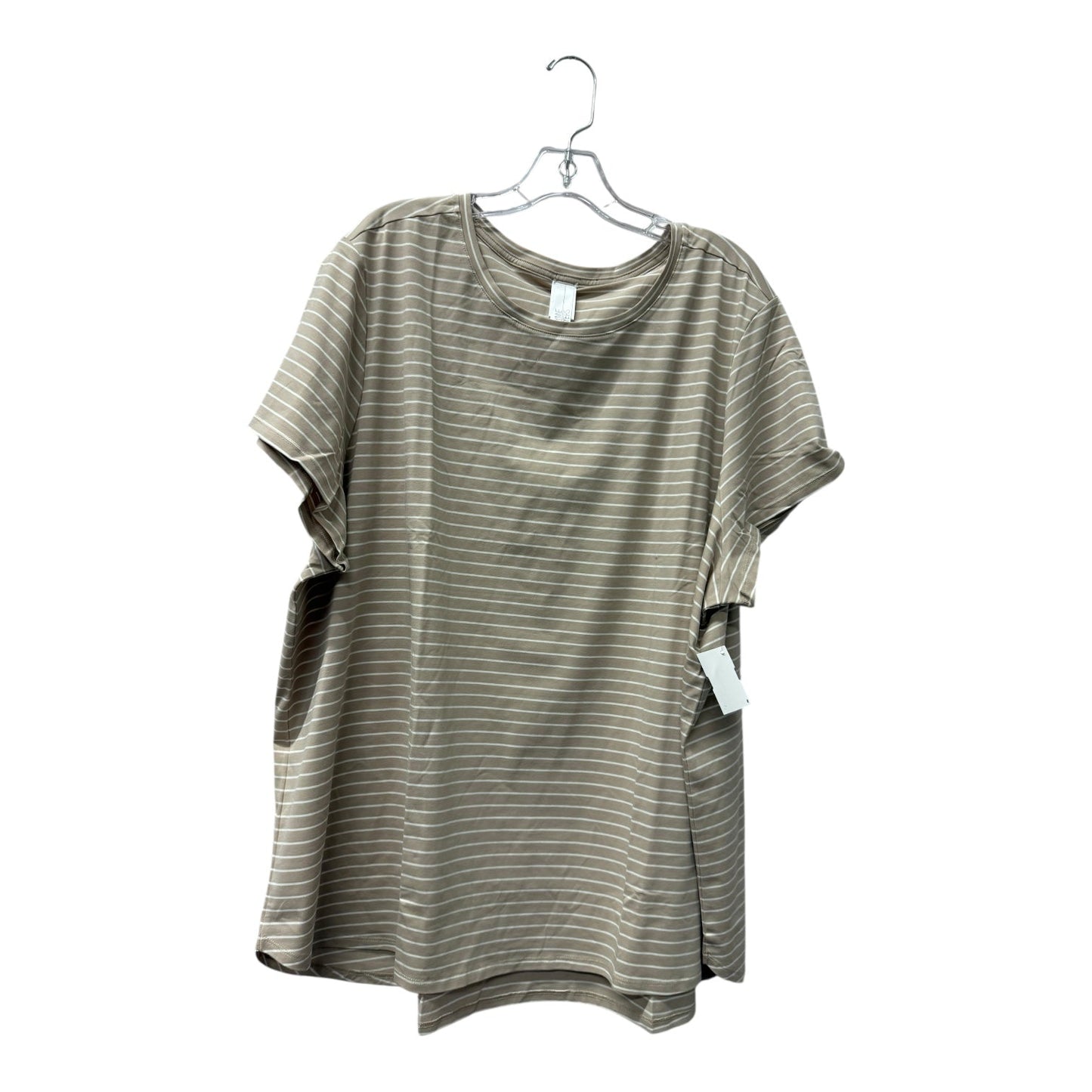 Top Ss By WYNNE LAYERS In Beige, Size:3X