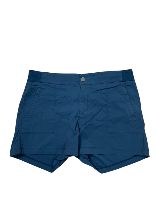 Athletic Shorts By Athleta In Blue & Brown, Size:1X