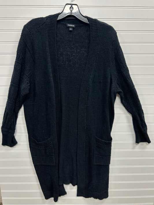 Sweater Cardigan By Torrid In Black, Size:1X