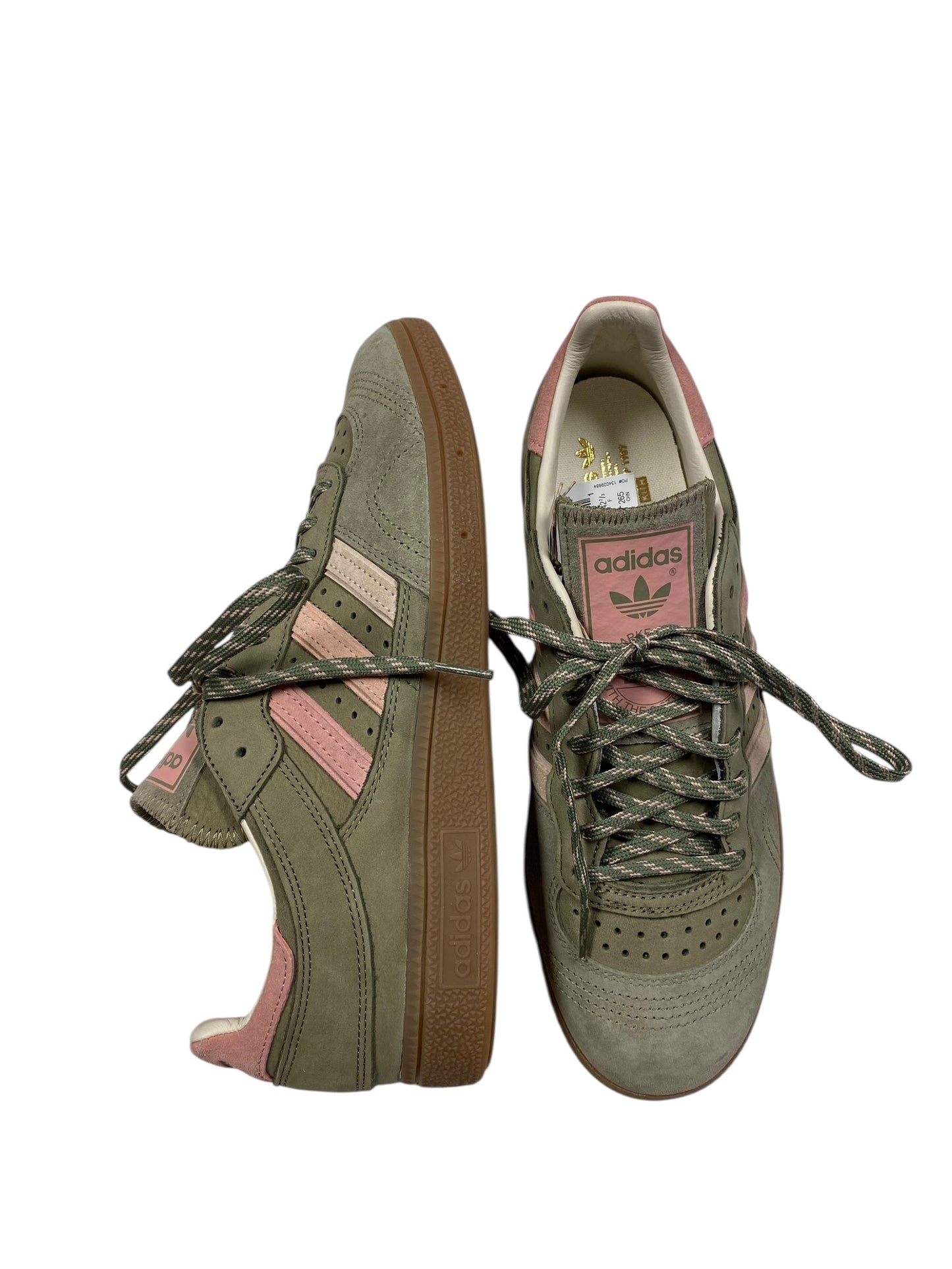 Shoes Athletic By Adidas In Green & Pink, Size:10.5