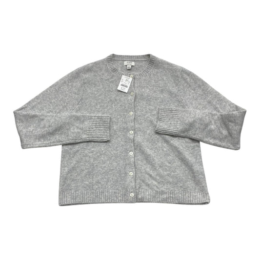 Sweater Cardigan By J. Crew In Grey, Size:M
