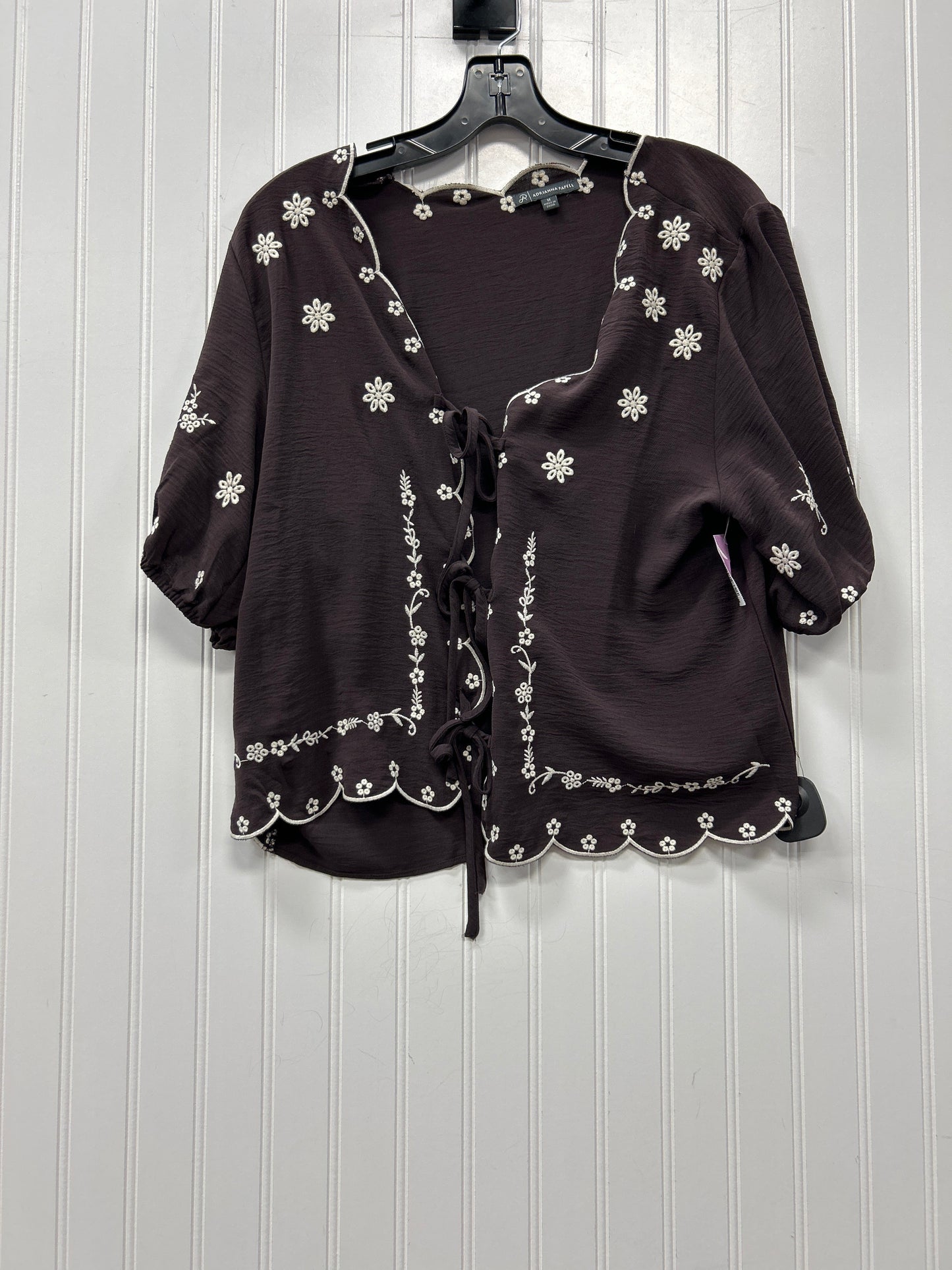 Top Ss By Adrianna Papell In Brown, Size:M